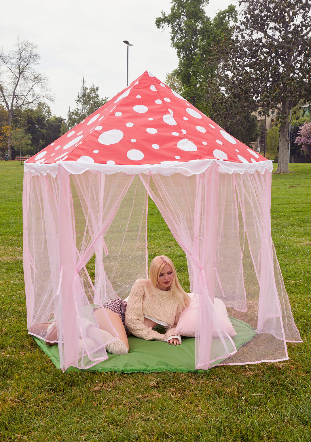 Dolls Home Cottagecore Mushroom Tent - Multi - Image 7