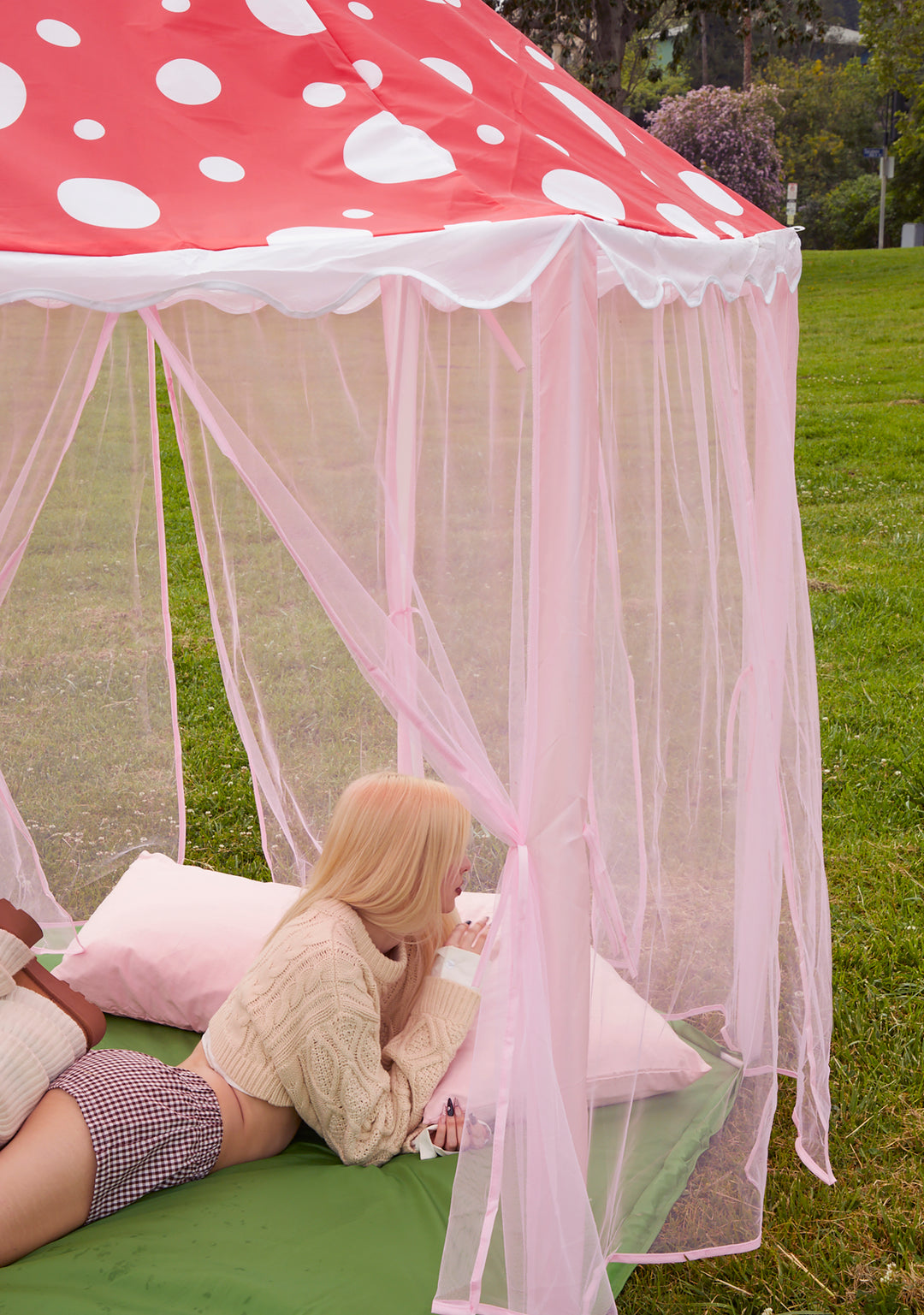 Dolls Home Cottagecore Mushroom Tent - Multi - Image 6