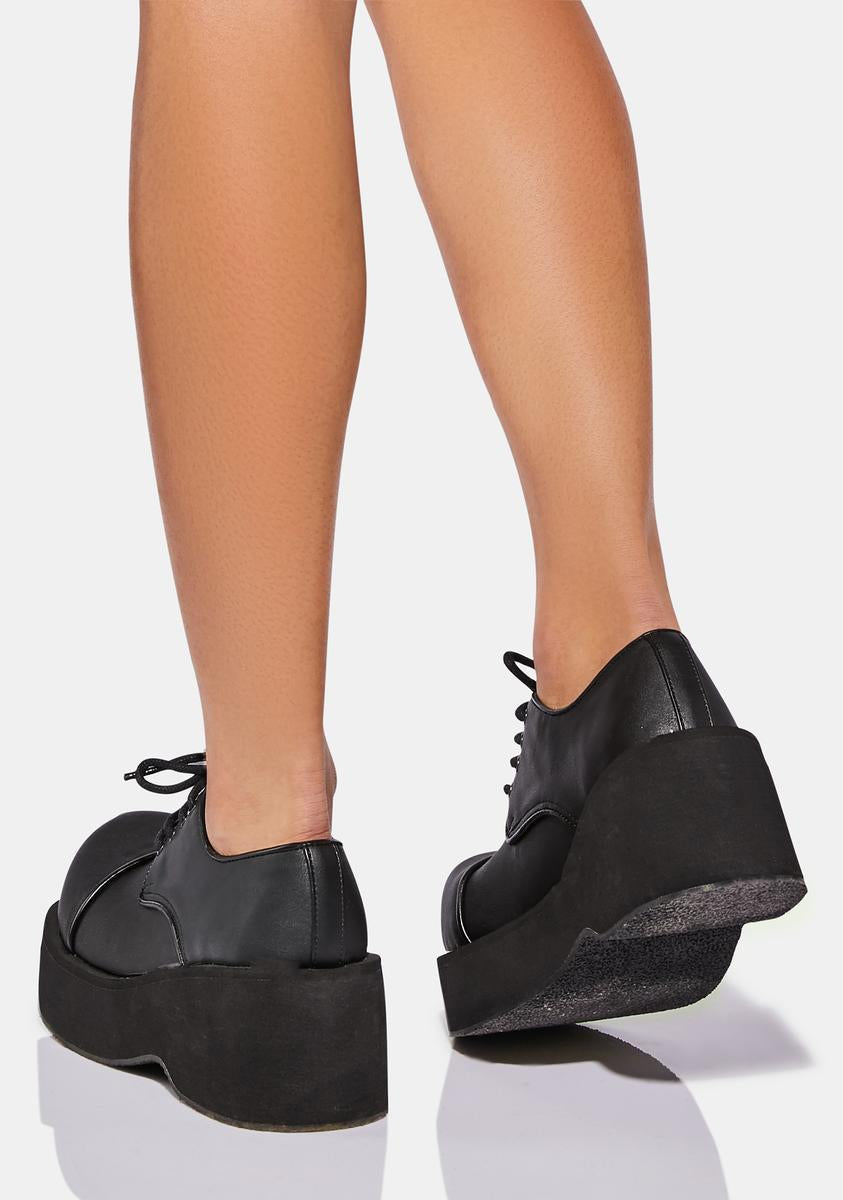 Dank-101 Platform Goth Punk Shoes - Image 4