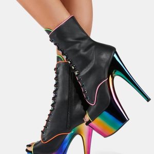Adore-1021RC-02 Platform Ankle Boots