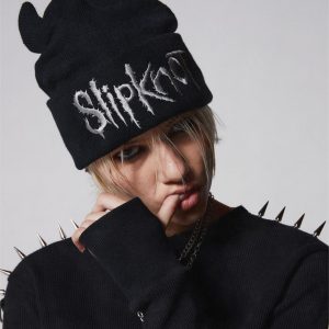 Dolls Kill x Slipknot Horned Beanie - Black