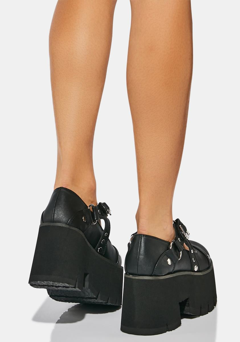 Demonia Ashes-33 Platform Mary Janes - Image 4