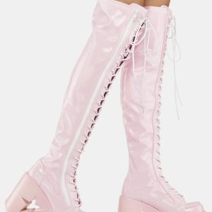 Dynamite-300 Knee High Boots