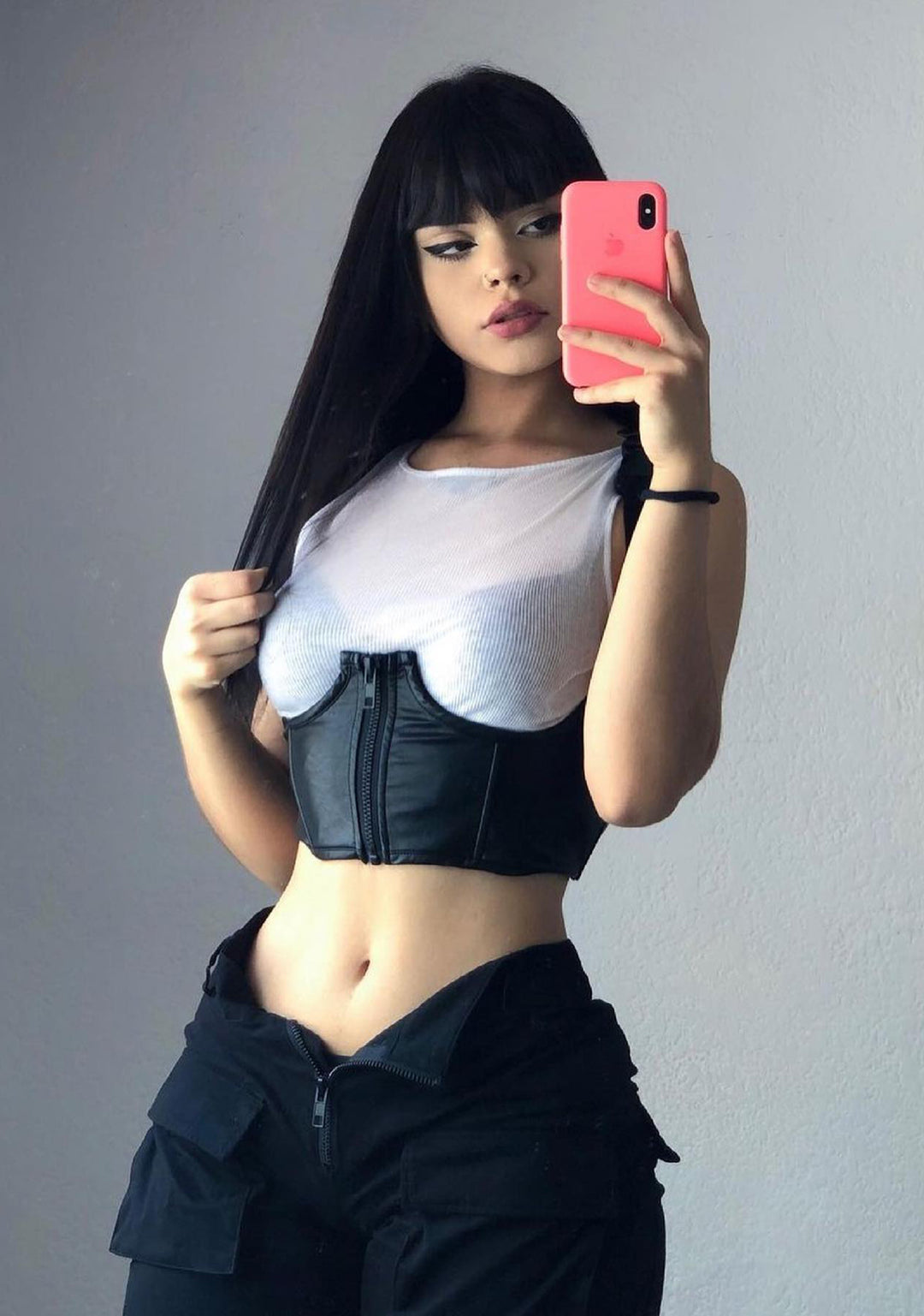 Poster Grl Multi Pocket Cargo Pants - Black - Image 6