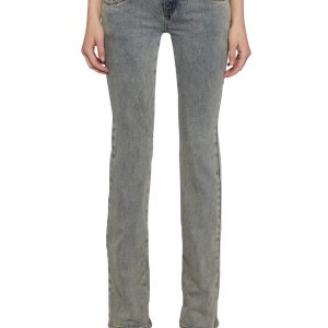 Generation Kiss Low Rise Washed Denim Straight Leg Jeans Y2K - Blue