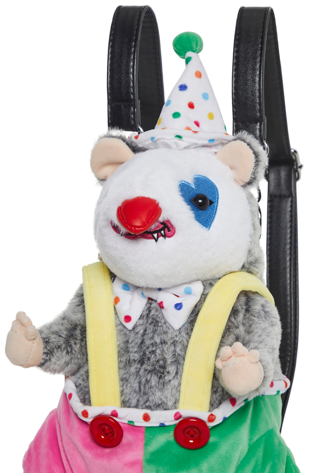 Club Exx Clown Core Possum Plush Backpack - Multi - Image 6