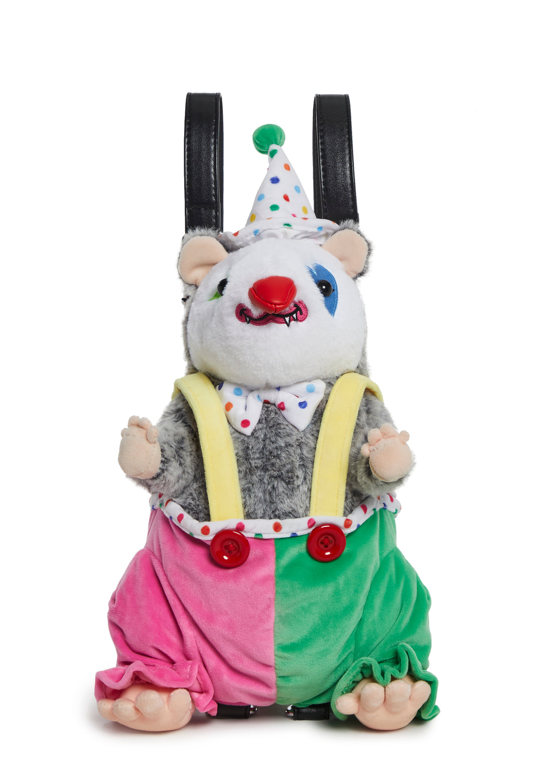 Club Exx Clown Core Possum Plush Backpack - Multi - Image 2