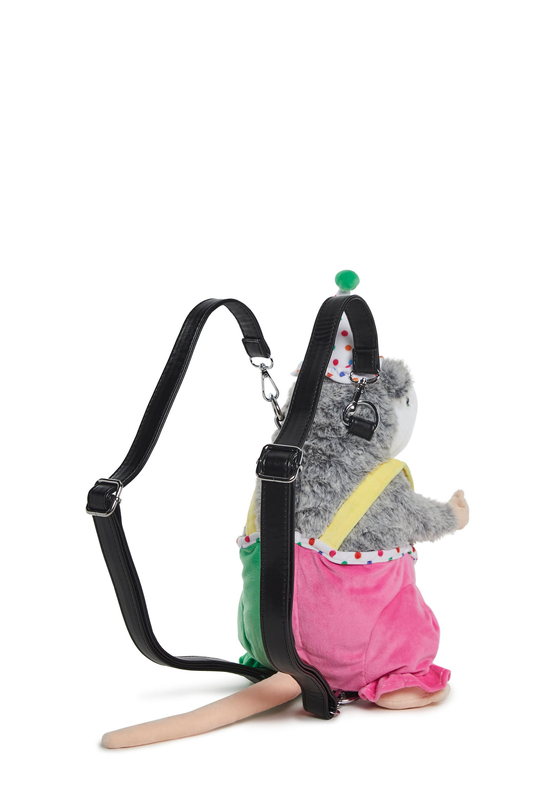 Club Exx Clown Core Possum Plush Backpack - Multi - Image 4