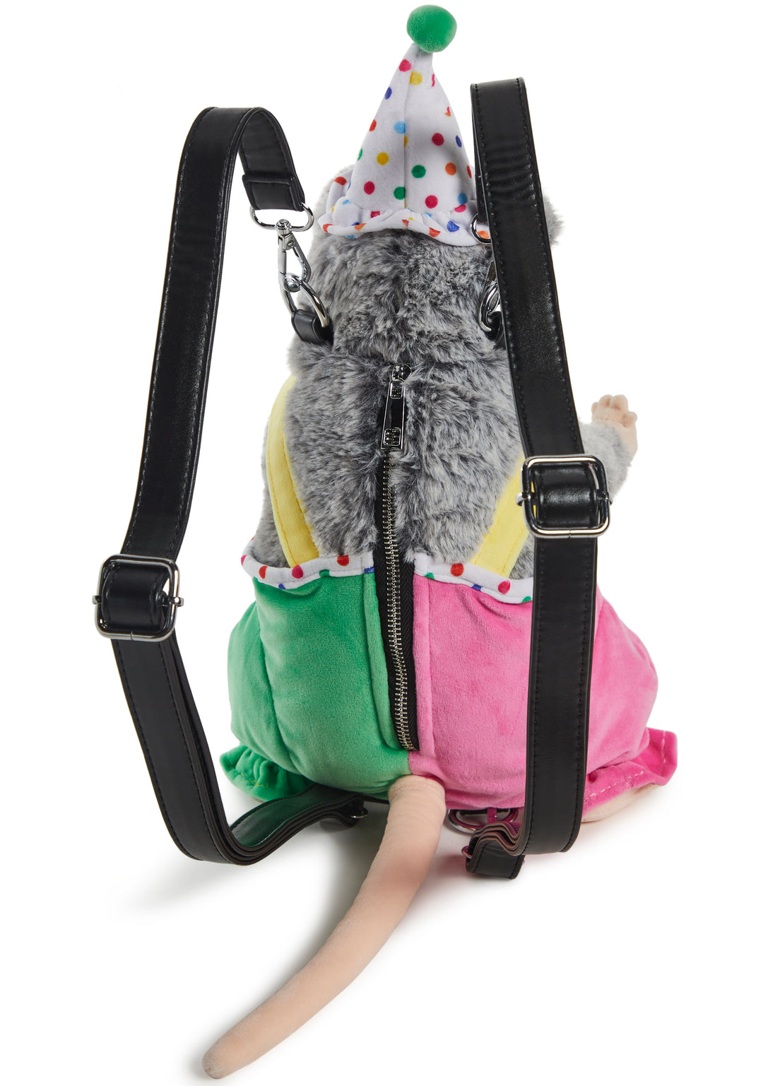 Club Exx Clown Core Possum Plush Backpack - Multi - Image 5