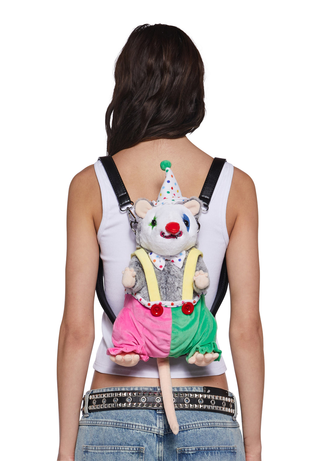 Club Exx Clown Core Possum Plush Backpack - Multi