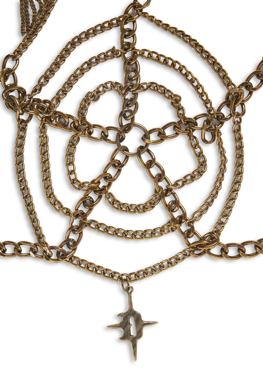 Womens Head Chainlink Fringe Jewelry Darker Wavs - Silver - Image 4