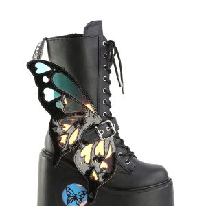 Blaze-158 Platform LED Light-Up Mid-Calf Boots