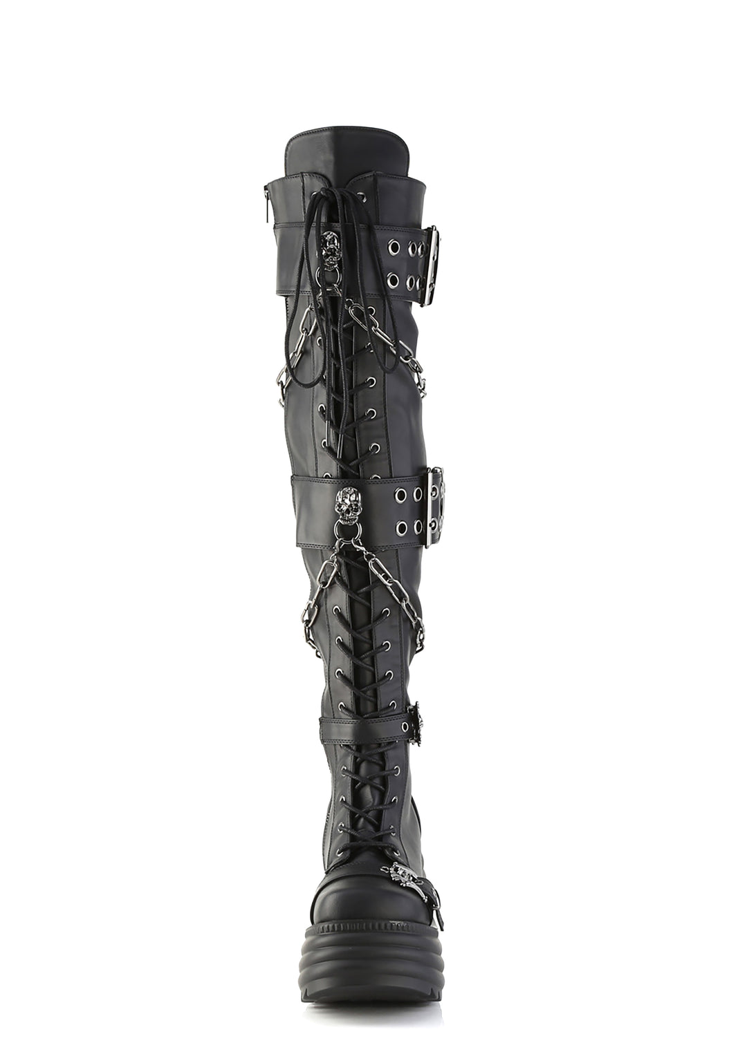 Morte-312 Platform Thigh High Boots - Image 3