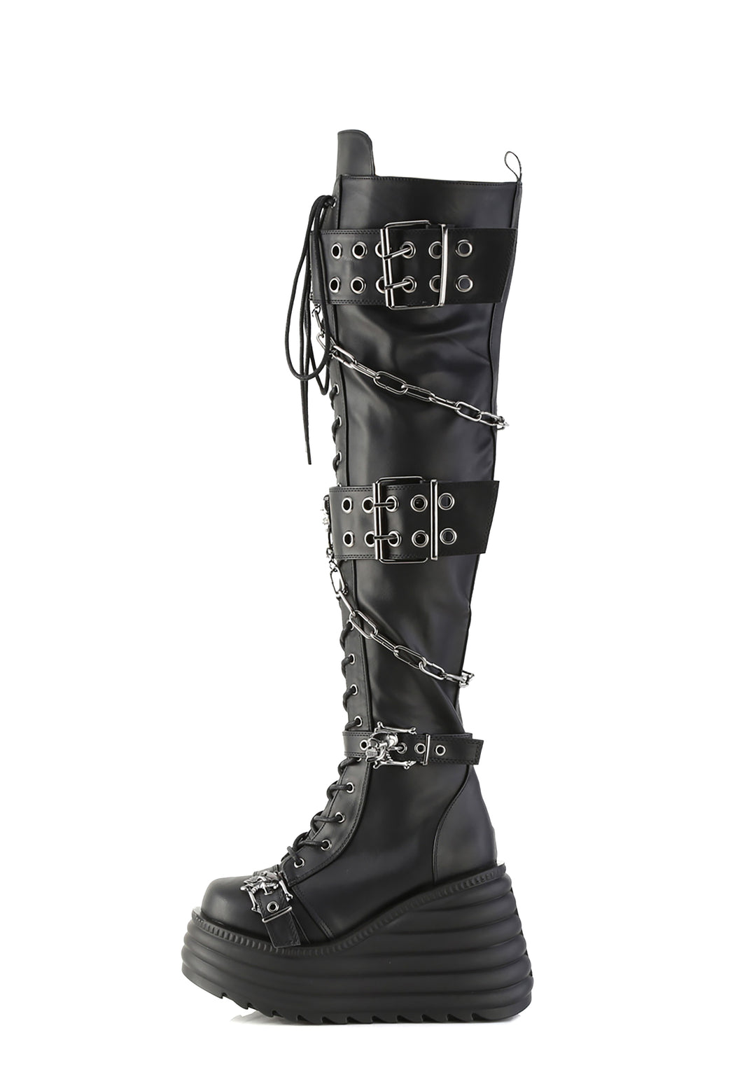 Morte-312 Platform Thigh High Boots - Image 2