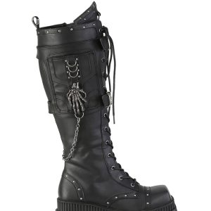 Wrath-205 Platform Knee High Boots