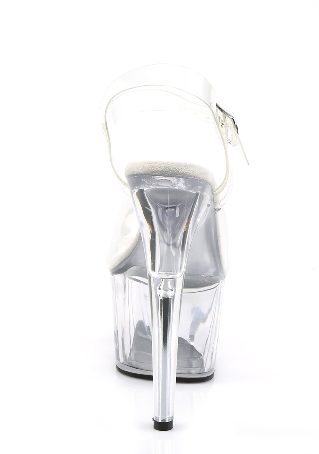 Adore-708 Platform Ankle Strap Sandals-Clear - Image 4