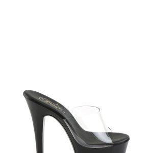 Pleaser Aspire-601 Platform Slides - Black