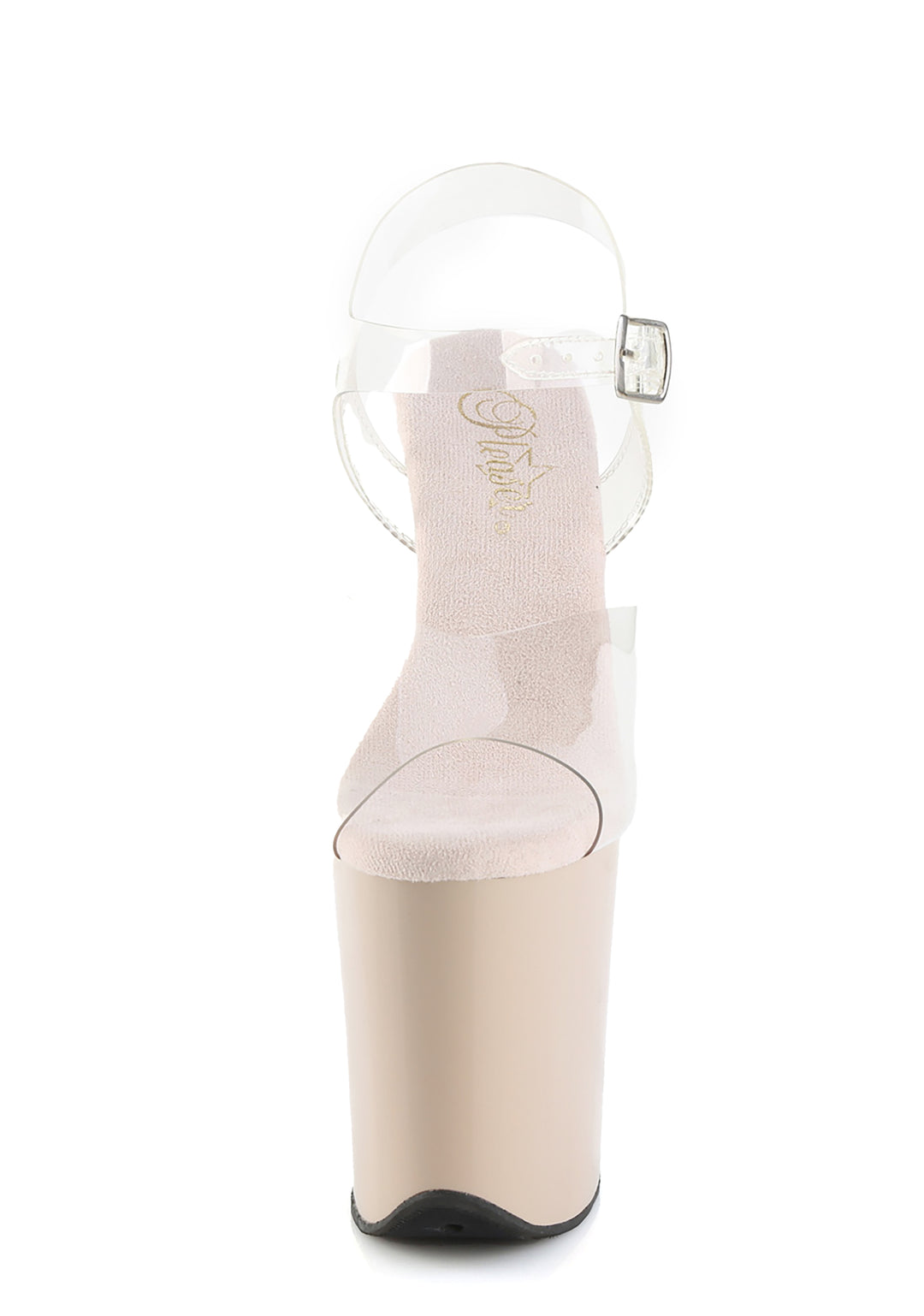 Flamingo-808 Platform Ankle Strap Sandals-Nude - Image 2