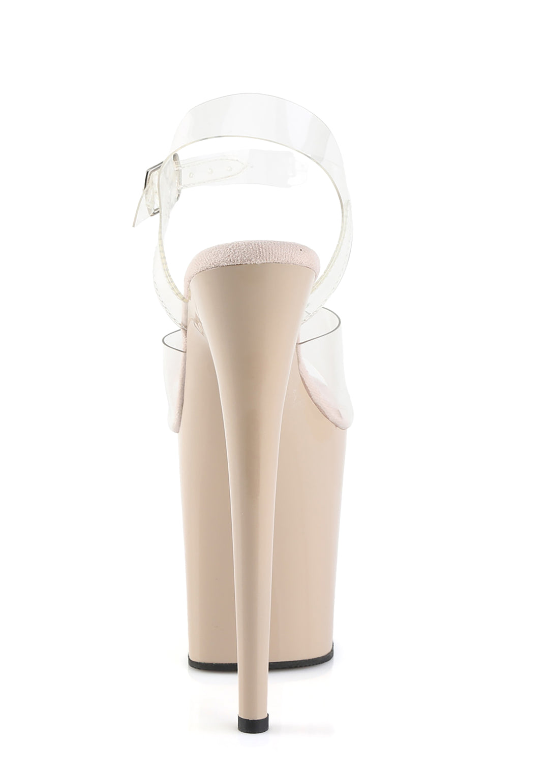 Flamingo-808 Platform Ankle Strap Sandals-Nude - Image 4