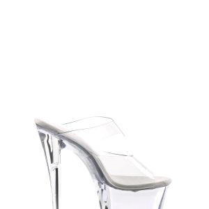 Sky-302 Platform Two-Band Slides-Clear