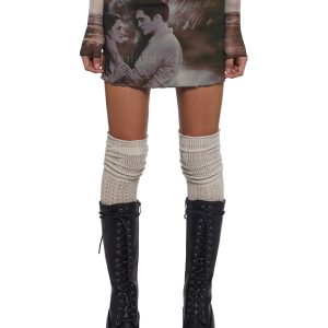 Dolls Kill x Twilight Bella Edward Mesh Mini Skirt - Multi