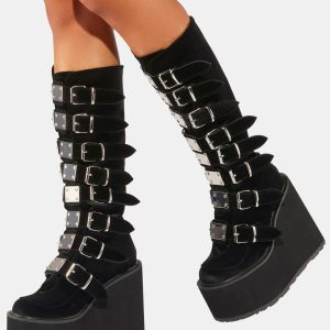 Swing-815 Platform Knee High Boots