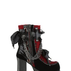 Charade-110 Platform Ankle Boots