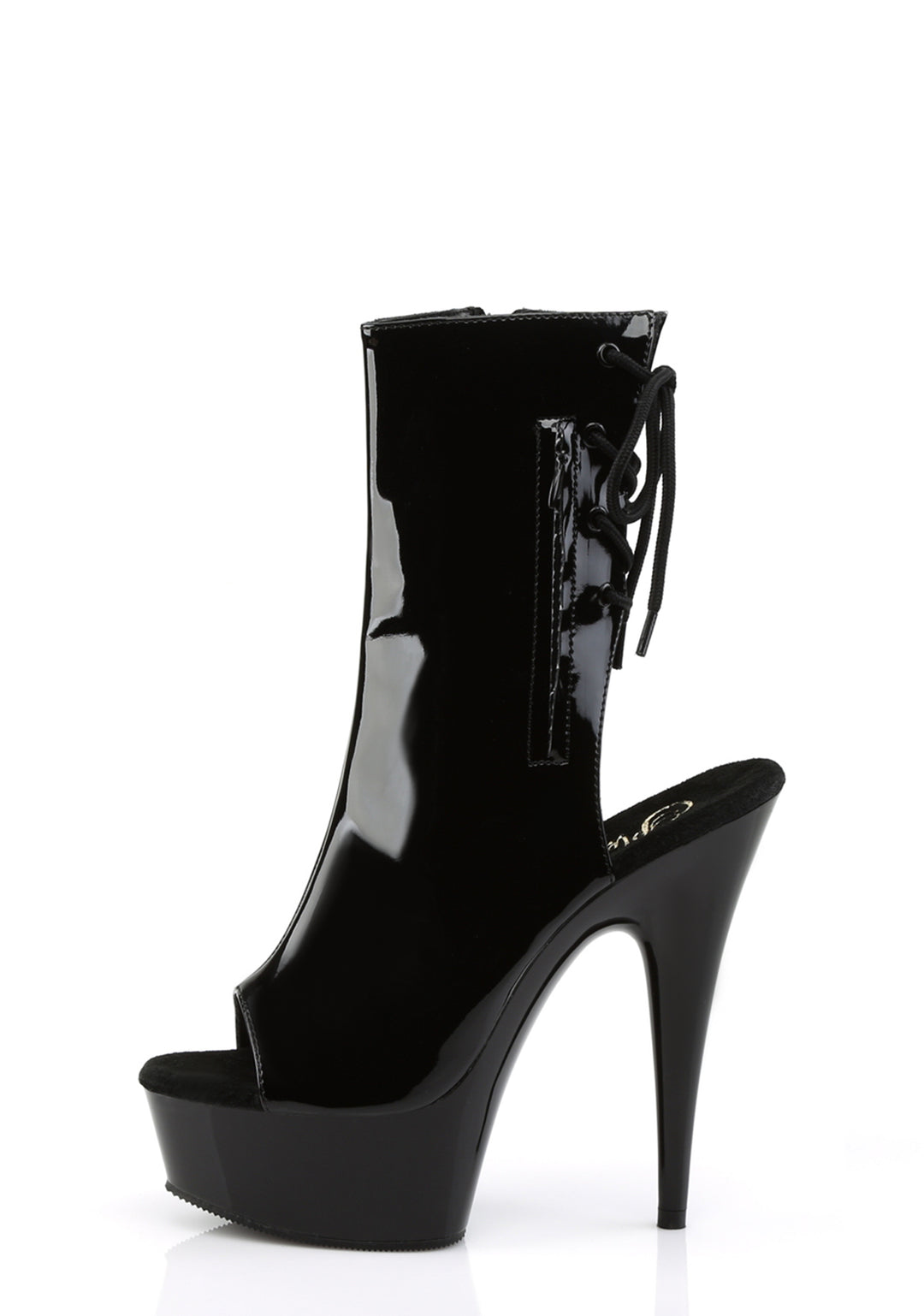 Delight-1018 Platform Ankle Boots-Black - Image 2