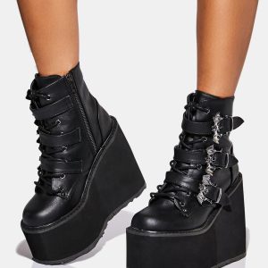 Swing-103 Platform Ankle Boots