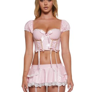 Sleeping Beauty Aurora Disney Lingerie Costume Set - Pink