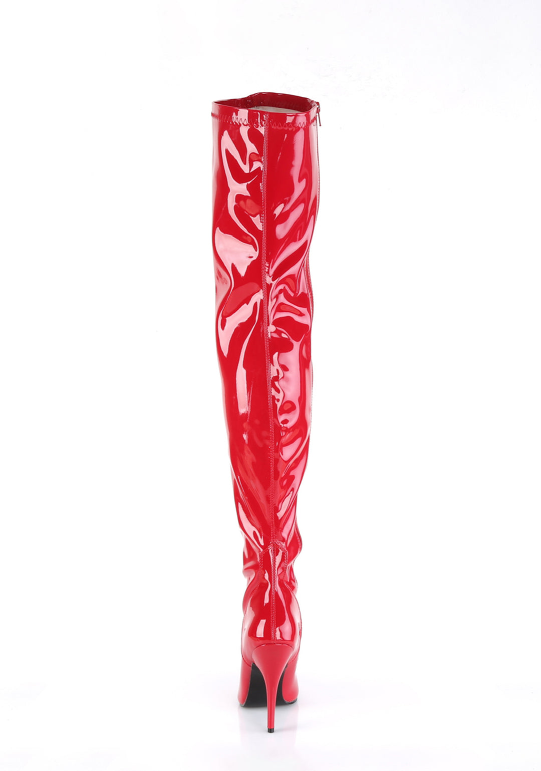 Seduce-3000 Thigh High Boots-Red - Image 4