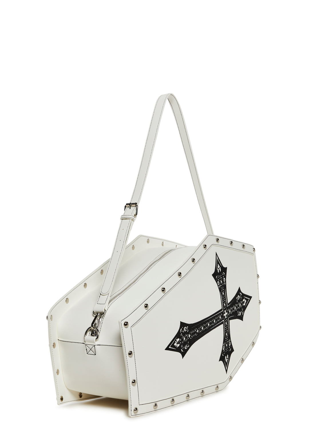Widow Coffin Weekender Bag - White - Image 4
