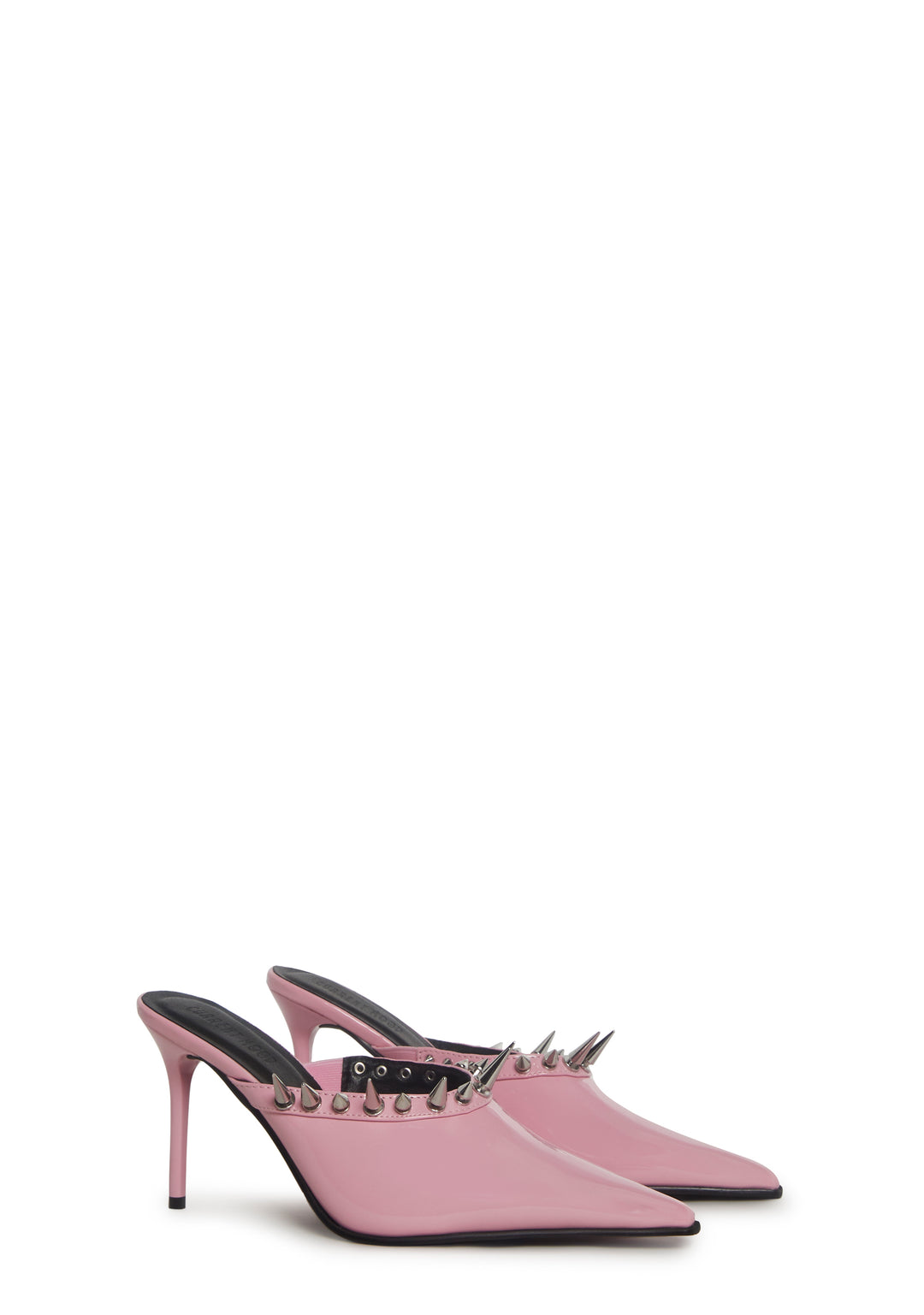 Current Mood Spiked Mule Shoes - Pink - Image 3
