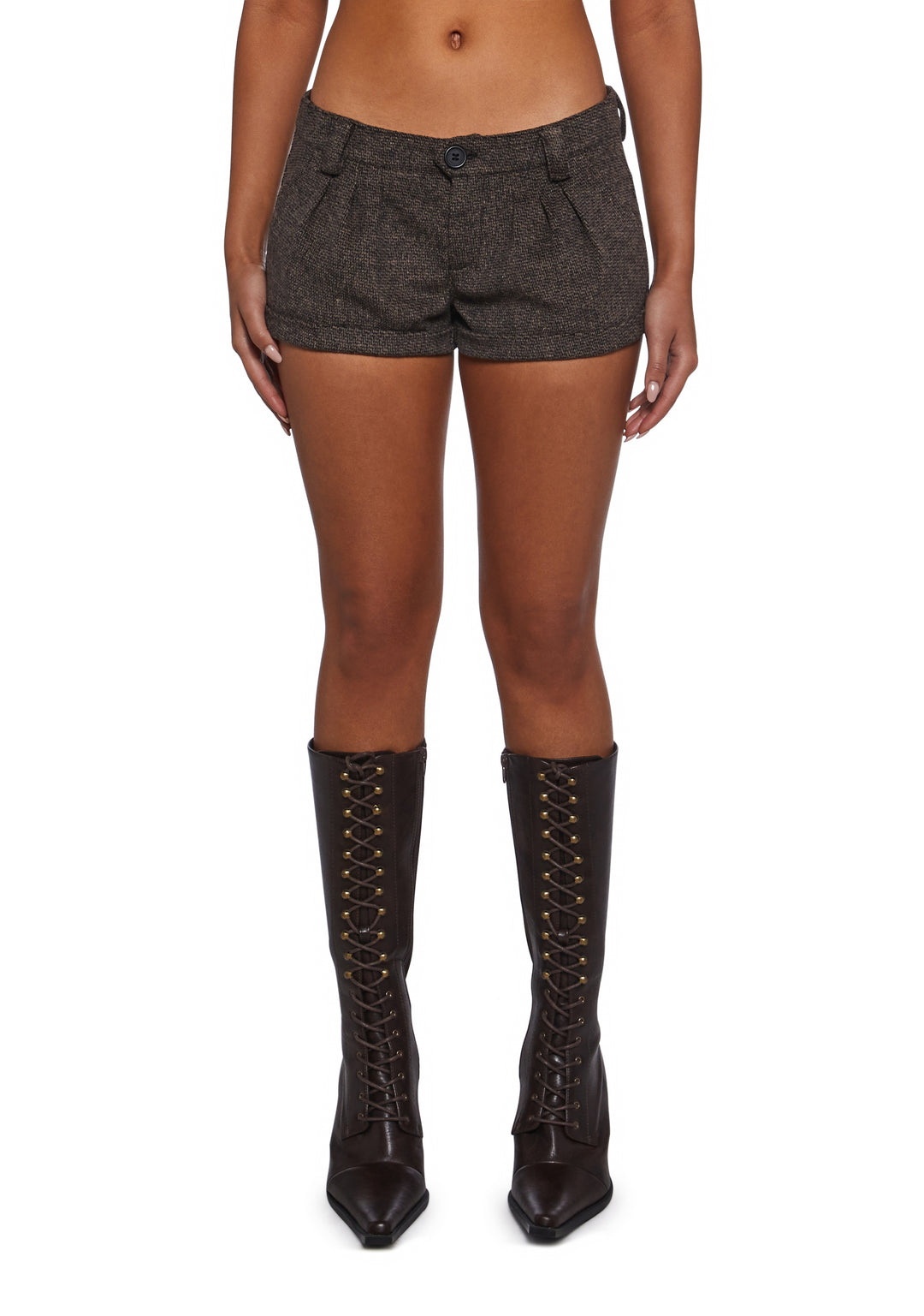 Preppy Notions Tweed Shorts