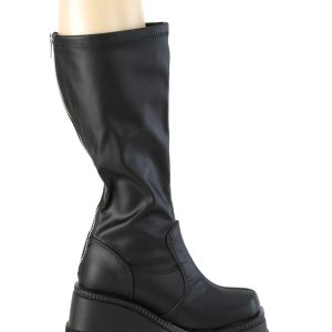 Shaker-65WC Platform Wide Calf Knee High Boots