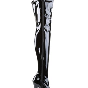 Domina-3000 Thigh High Boots-Black