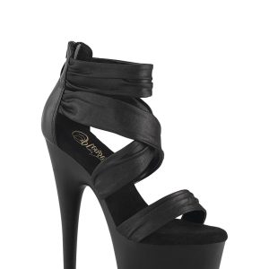 Adore-720 Platform Ankle Strap Sandals-Black