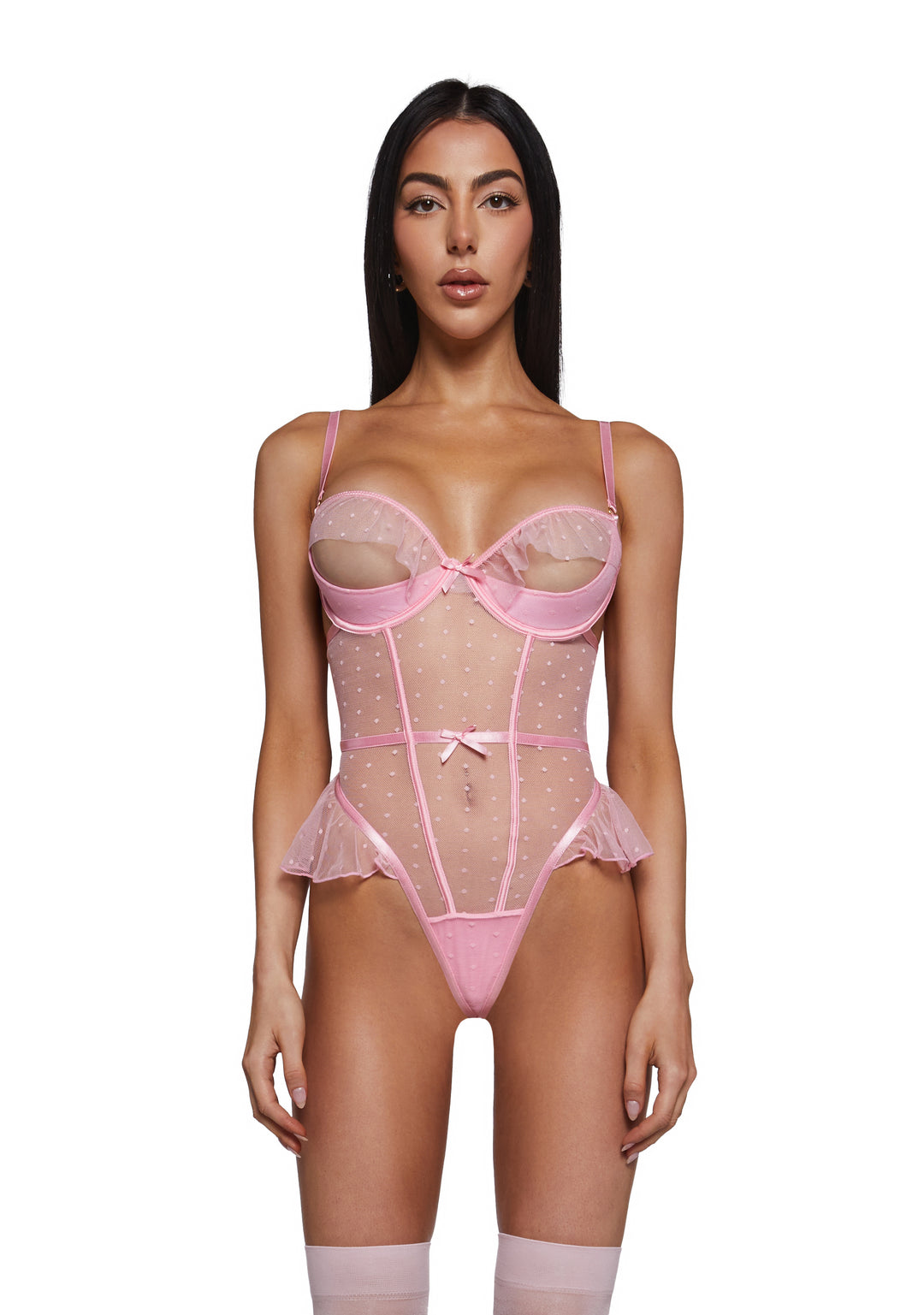 Roma Peek A Boo Bliss Teddy - Pink
