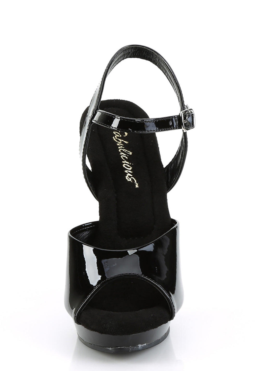 LIP-109 Platform Ankle Strap Sandals-Black - Image 3
