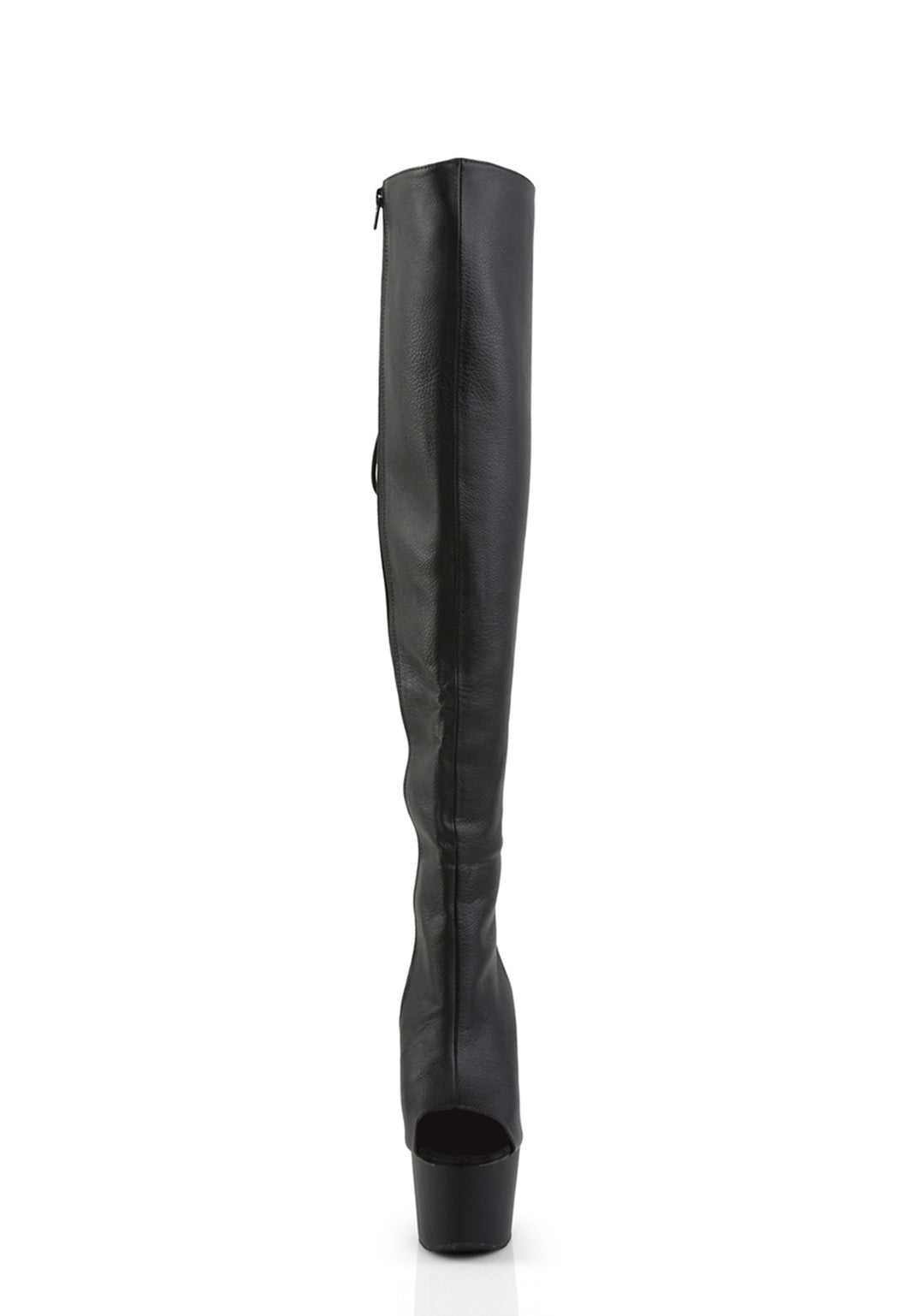 Adore-3019 Platform Over-The-Knee Boots-Black PU - Image 3