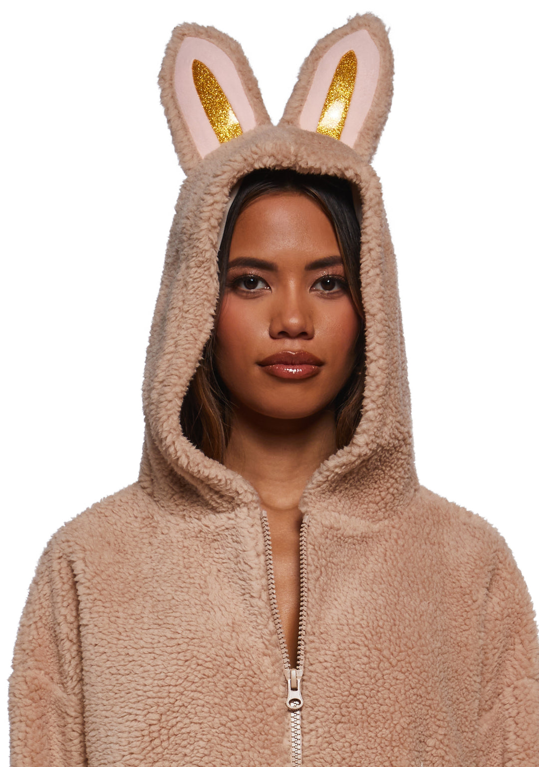 Labubu Sherpa Jacket Current Mood - Beige - Image 5