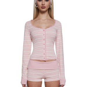 Wish List Striped Cardigan