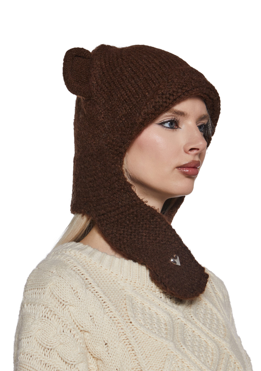 Beary Shy Hood Hat - Image 2