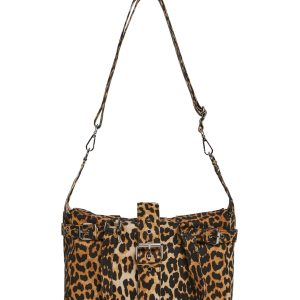 Leopard Print Canvas Tote Bag Current Mood - Multi