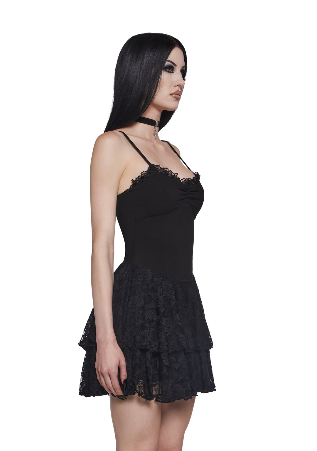 Captivating Horror Mini Dress - Image 5
