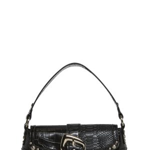 Vegan Leather Mini Shoulder Bag Current Mood - Black