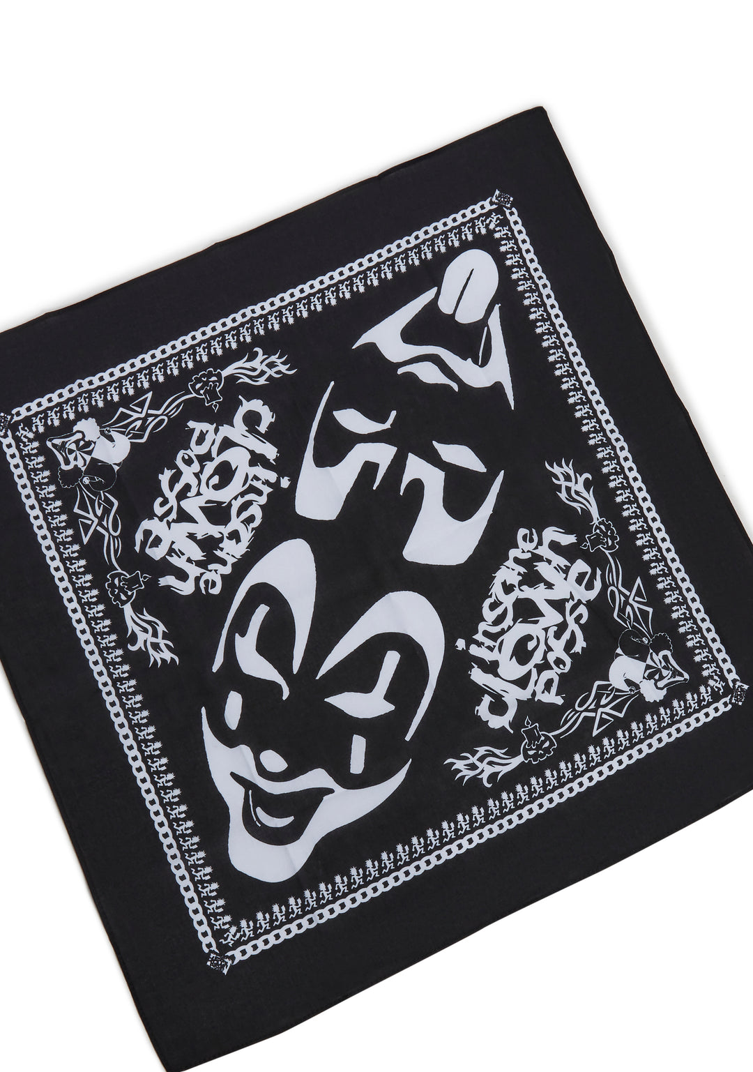 Dolls Kill x Insane Clown Posse Violent J Shaggy 2 Dope Graphic Bandana - Black - Image 6
