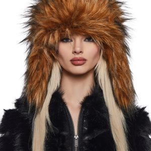 Generation Kiss Faux Fur Trapper Hat - Brown