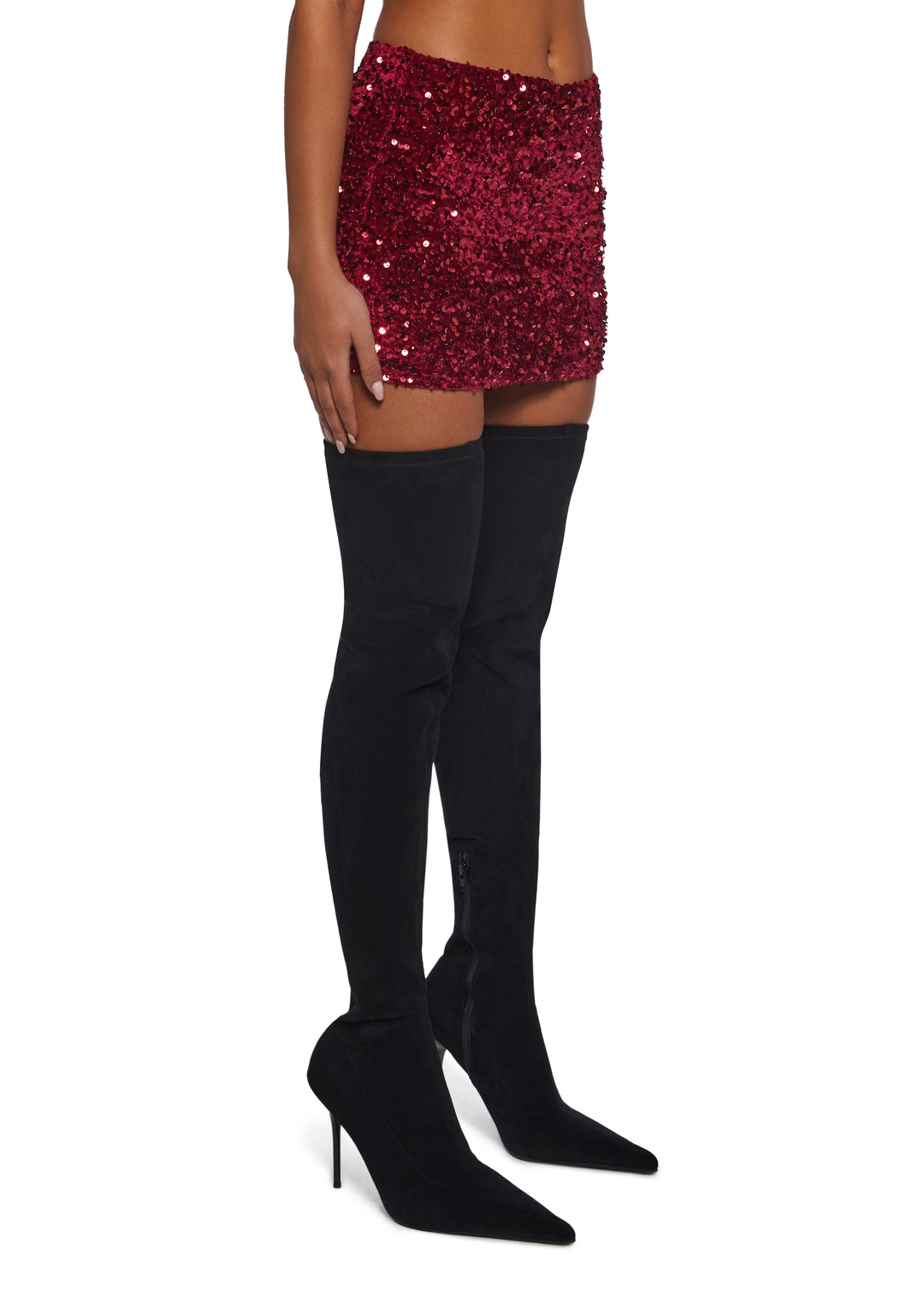 Sparkle Me Mini Skirt - Image 3