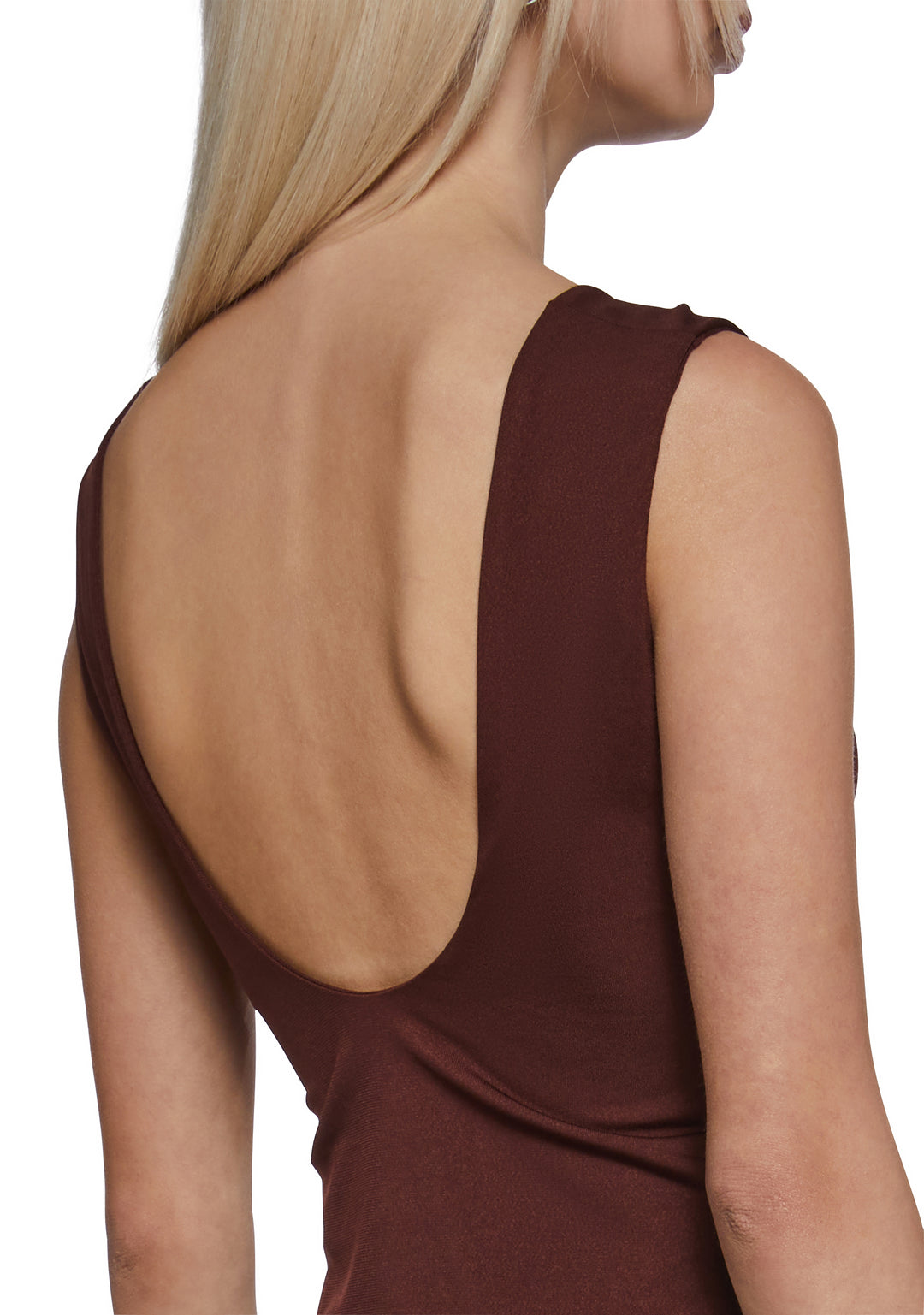 Womens Short Sleeve Top - Brown - Image 7